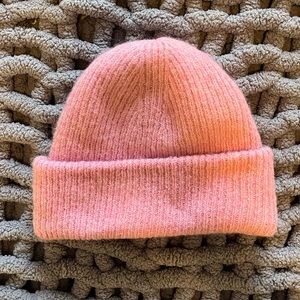 ZARA Pink Knit Beanie